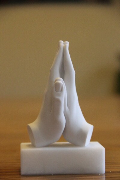 Praying Hands Marble Sculpture Small